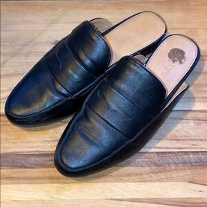 Women’s Black Leather Loafers